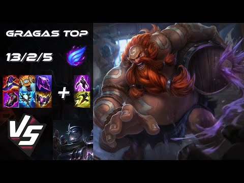 TOP Gragas vs Shen - EU Grandmaster Patch 25.S2.3