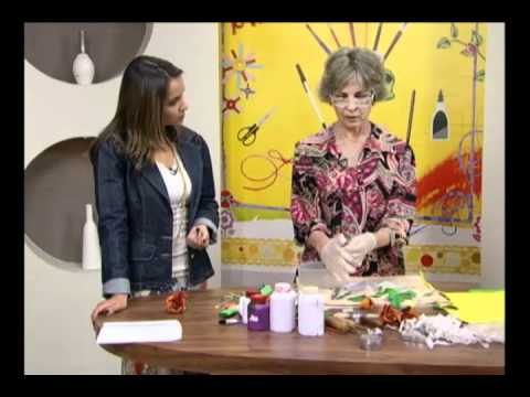 Mulher.com 19/07/2011 - Rosa em E.V.A