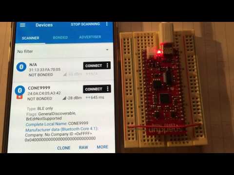 ESP32 BLE Dynamic Data Advertisements
