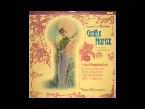 Gretel Hartung & Fritz Wunderlich - Einmal möcht` ich wieder tanzen - Gräfin Mariza - Kálmán 432 Hz