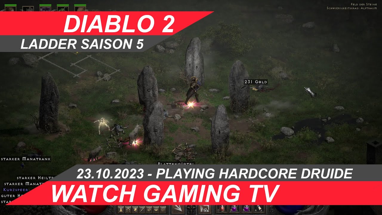#diablo2resurrected Druide Ladder Saison5 Hardcore PART13 #GAMEPLAYS #DEUTSCH