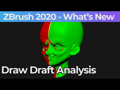 037 Zbrush 2020 Draw Draft Analysis