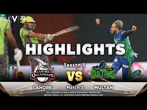 Lahore Qalandars vs Multan Sultans | Full Match Highlights | Match 3 | 21 Feb | HBL PSL 2020