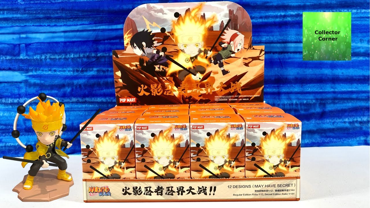 Naruto Ninja War Pop Mart Blind Box Collector Figure Unboxing Review