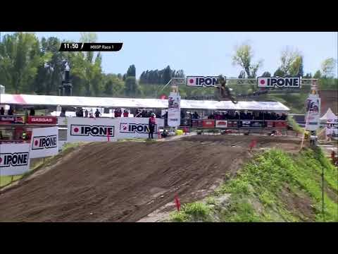 Evgeny Bobryshev crash mxgp mantova 2020