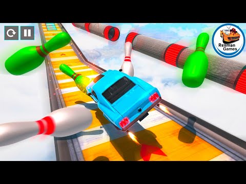 Muscle Car Stunts 2020 - Mega Stunt Ramp Simulator #17 - Android GamePlay