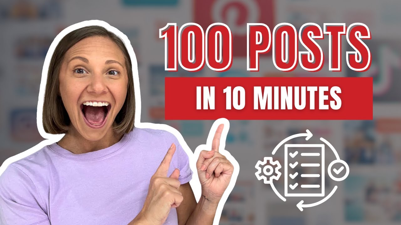 How to Create Consistent Content on Social Media → 100 posts in 10 minutes! thumbnail