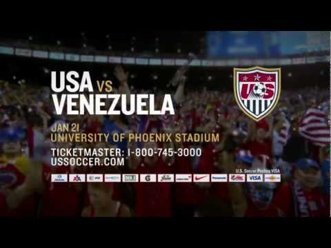 U.S. MNT vs. Venezuela: Glendale, Arizona - Jan. 21, 2012