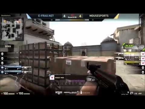 Nex Unbelievable Flick Shot - Mouz vs E-Frag 01.08.15