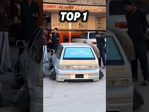 Top 5 Modified Cars 🔥In Pakistan 🇵🇰 #shorts #carshorts #carsmodification