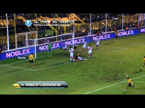 Gol Luguercio. Olimpo 1 River 1. Fecha 16. Fútbol Para Todos.