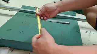 HOW TO CUT RECYCLED FOAM (TAGALOG)