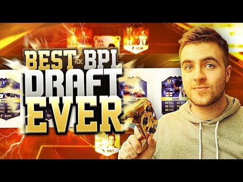 BEST POSSIBLE TOTS BPL FUTDRAFT? WINNING THE DRAFT!!!! Fifa 16 Ultimate Team