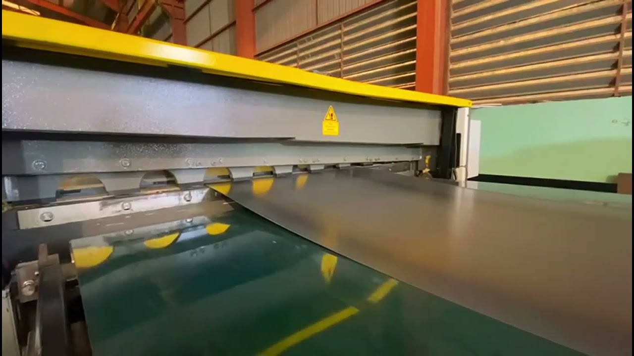 CUT  TO LENGHT LINE // BOSPORAS MACHINERY (1600 mm W x 3 mm T x15 T ) 4H LEVELER SYSTEM