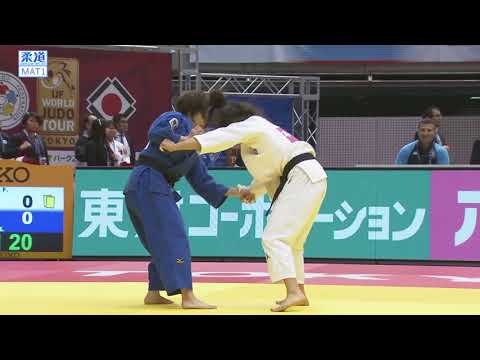 柔道グランドスラム東京 女子48kg級 1回戦 ミラニvs遠藤 宏美