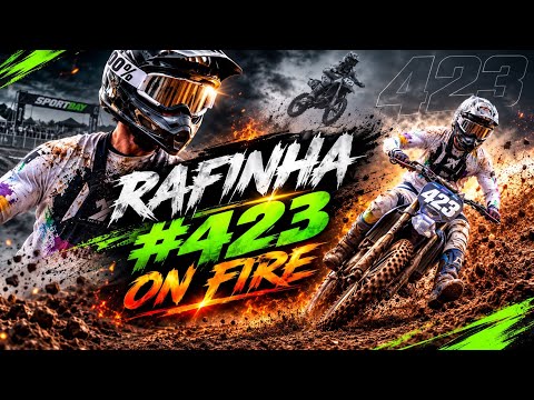 Rafinha Bobato #423 On Fire na Copa Sul de Motocross em Imbituva-PR
