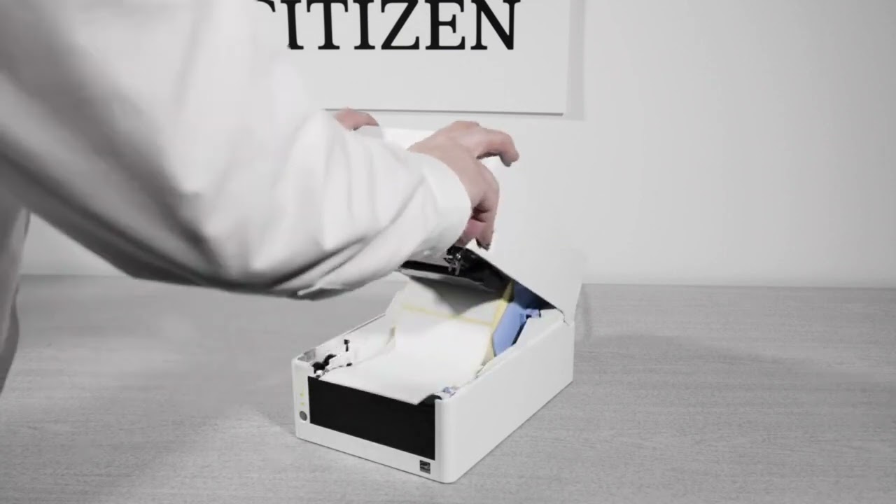 הדרכה בסיסית למדפסת Citizen CL-E300
