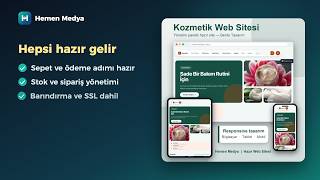 Kozmetik E-Ticaret Sitesi | Hazır Online Mağaza – Hemen Medya