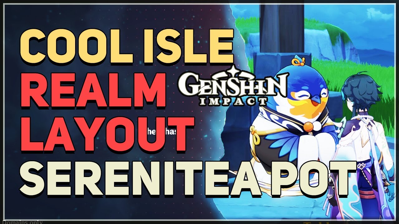 Cool Isle Realm Layout Genshin Impact - YouTube
