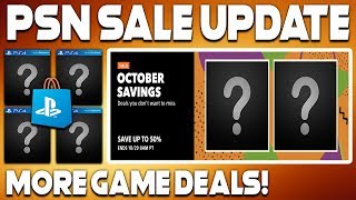NEW PSN STORE SALE UPDATE - TONS OF PS4 GAME DEALS!