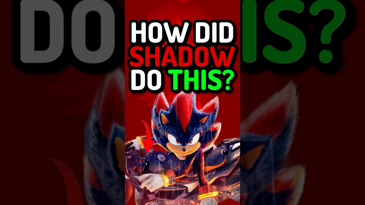 Did Shadow SECRETLY TRAIN For THIS In Sonic Movie 3?!
