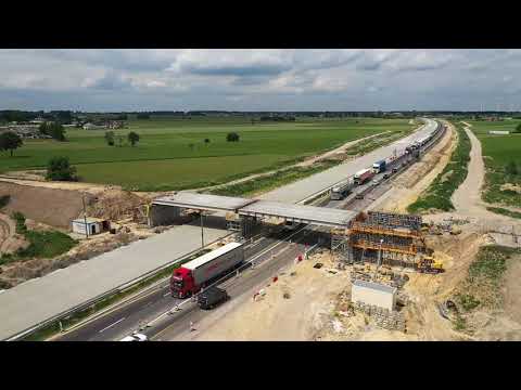 Budowa autostrady A1, odcinek Tuszyn - Piotrków Trybunalski Południe