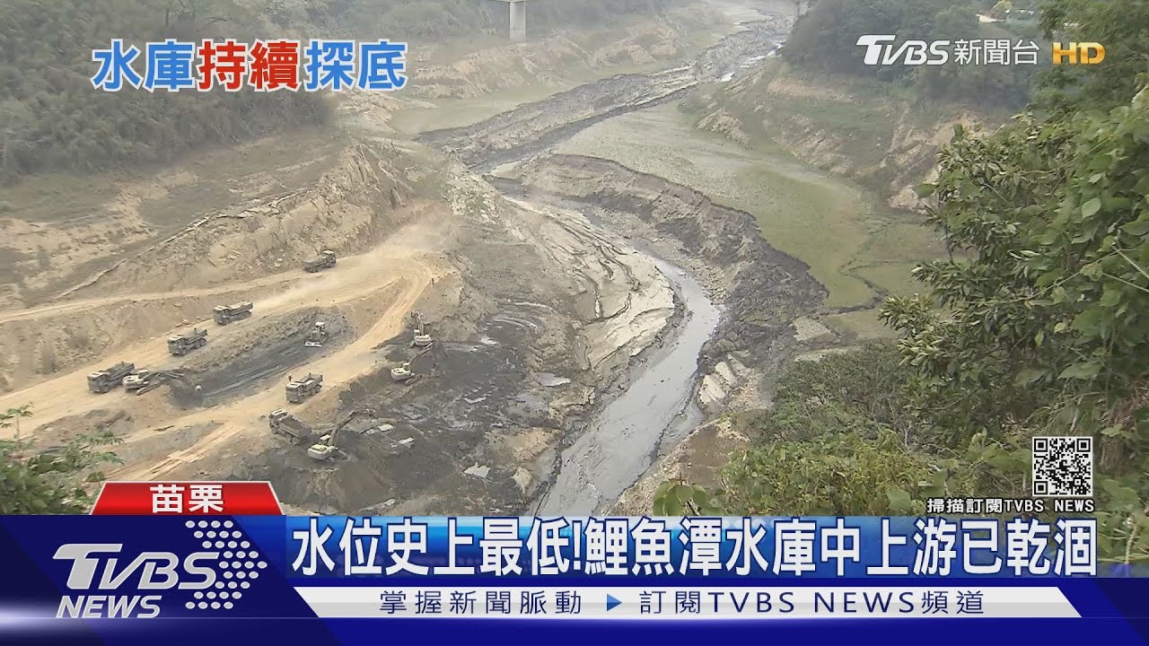 史上最低水位！鯉魚潭水庫快見底　不下雨只能再撐60天