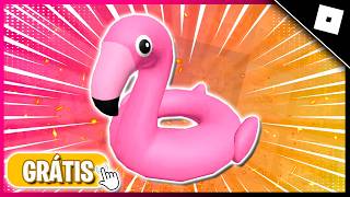 RÁPIDO! FÁCIL! COMO PEGAR BOIA DE FLAMINGO GRÁTIS NO ROBLOX