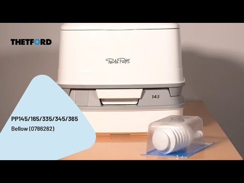 145/165/335/345/365 | Bellow (0786262) replacement | Porta Potti | THETFORD repair instructions