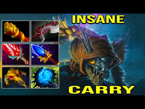 The Strongest Carry Late Game [ Slark ] Intense Team Fight