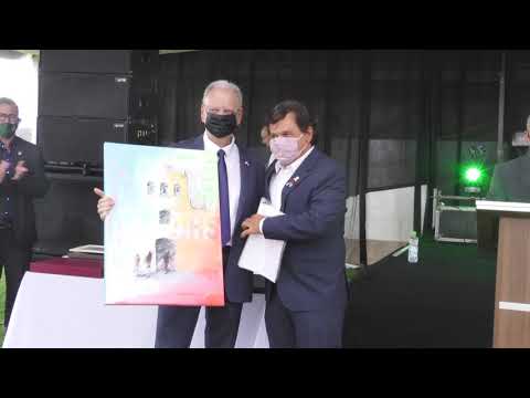 El gobernador Sáenz acompañó la celebración de los 100 años de la Liga Salteña de Fútbol