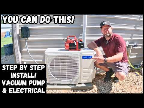 Step By Step Della Mini Split Install! DIY