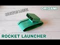 ROCKET LAUNCHER VEHICLE ORIGAMI TUTORIAL MULTIPLE LAUNCHER SYSTEM STEP BY STEP FOLDING ARMY VEHICLE