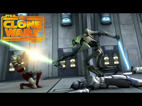 Grievous vs Young Ahsoka Tano [4K HDR] - Star Wars: The Clone Wars