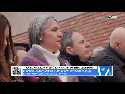 AXEL KICILLOF VISITÓ LA CIUDAD DE BERAZATEGUI