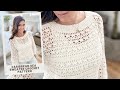 Caribbean Sea Sweater Crochet Pattern