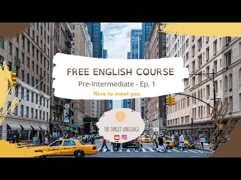 FULL ENGLISH COURSE - PRE-INTERMEDIATE - Ep. 1 - How to make questions + FREE PDF