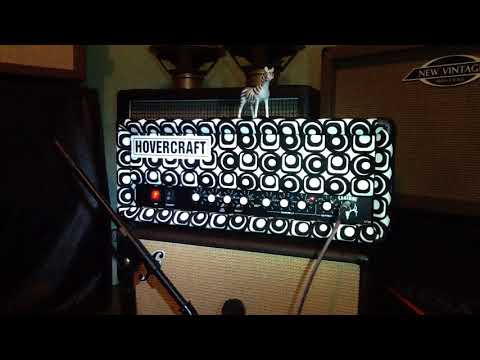 Hovercraft Caribou Stage IV spec OpArt 'ODdS' custom OVERDRIVE Black / White mohair elephant image 12