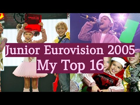 Junior Eurovision 2005 🇧🇪 My Top 16 (With Comments)