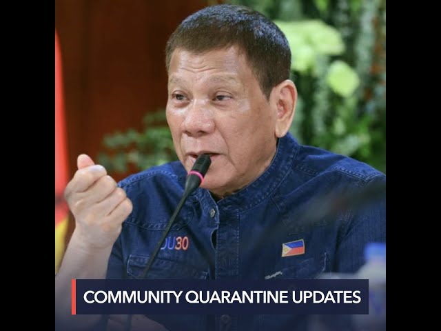 Duterte extends GCQ in Metro Manila to August 15