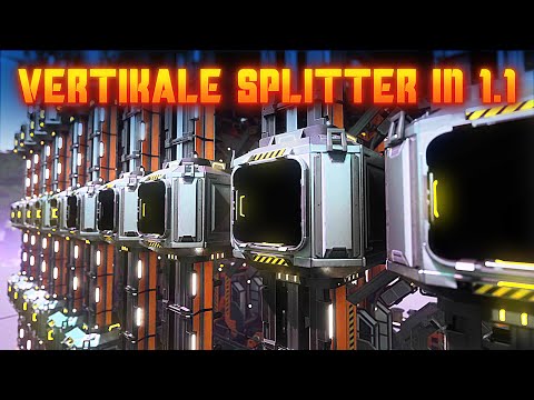 Vertikale Splitter in Satisfactory 1.1 Experimental