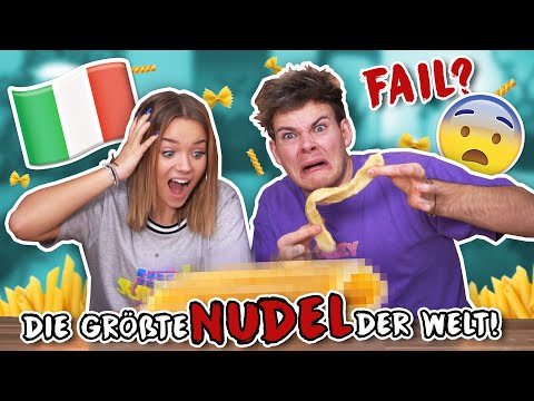 THE BIGGEST NOODLE IN THE WORLD (we try) with Josef de la Jungle