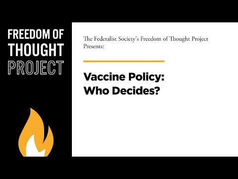 Vaccine Policy: Who Decides?