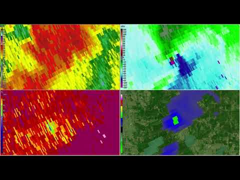 Sawyerville, AL EF2 Tornado Radar Loop - February 3, 2022