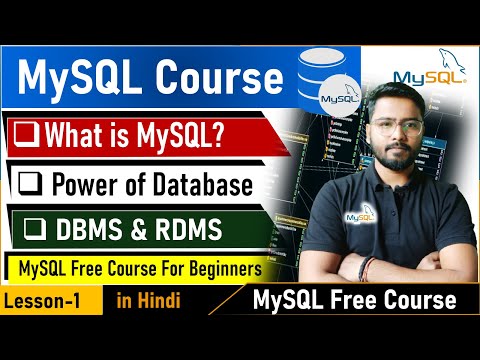 MySQL Part-1 | MSySQL Tutorial | MySQL Tutorial for Beginners | MySQL in Hindi