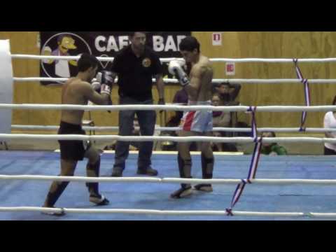 Ivan Navarrete (Club K.O.) Primera fecha Torneo Zona Sur Chile Kickboxing