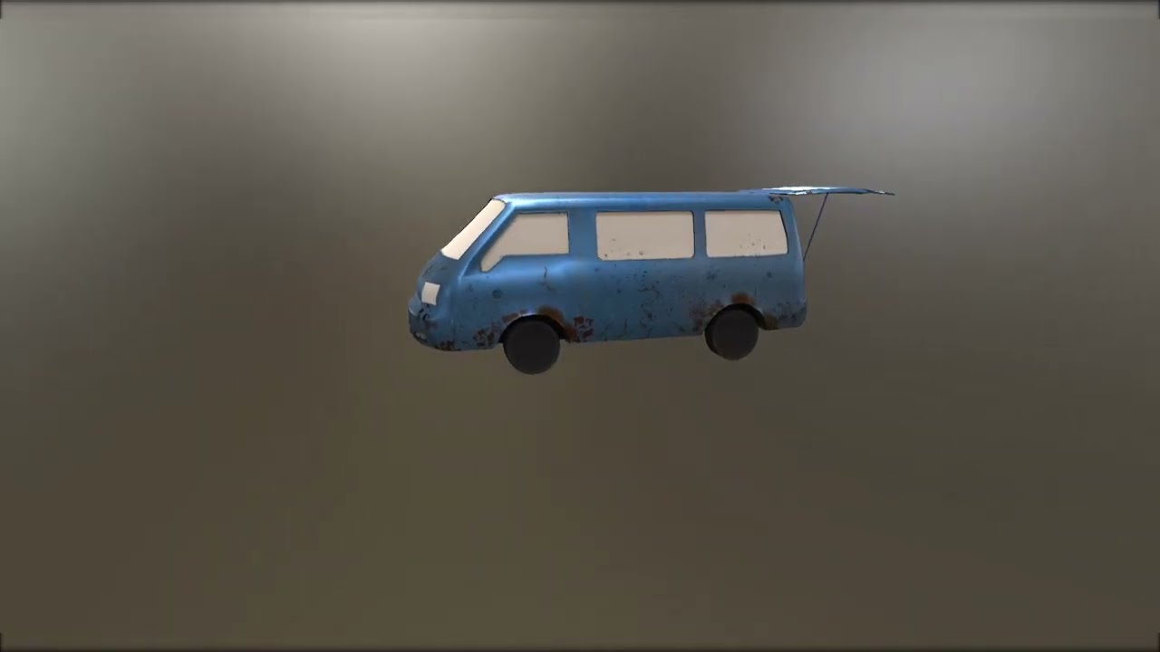 Mitsubishi Delica Van 3D Model