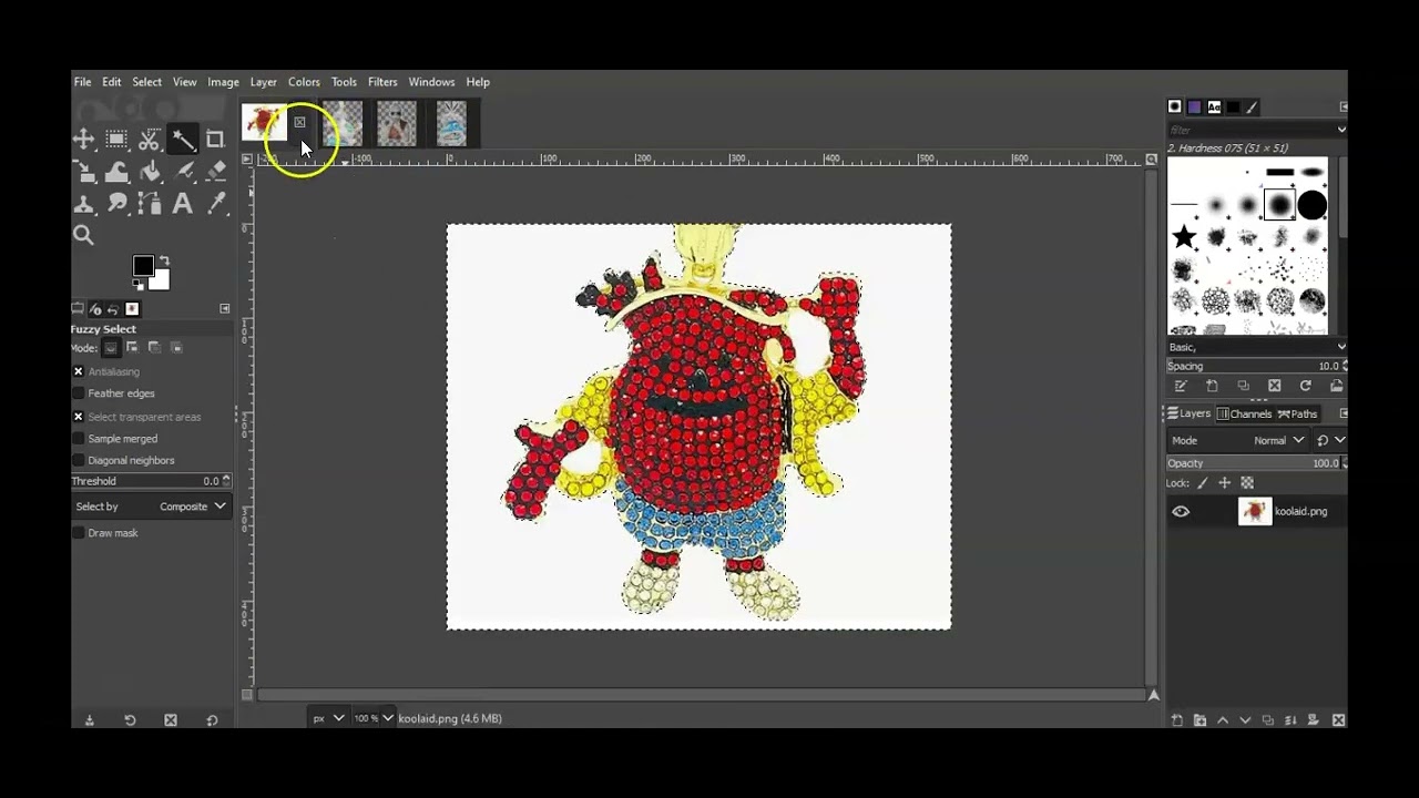 REFRESHER'S COURSE ON MAKING CHAINS ON IMVU USING GIMP