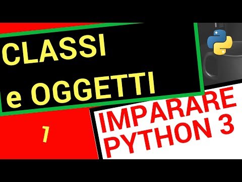 Programmazione ad Oggetti in Python 3:  - Definire una classe