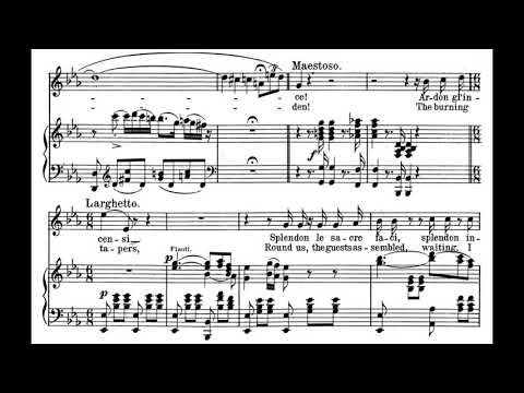 Il dolce suono (Lucia di Lammermoor - G. Donizetti) Score Animation